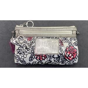 Coach POPPY Graffiti Wristlet Small Crossbody Collectible Women's